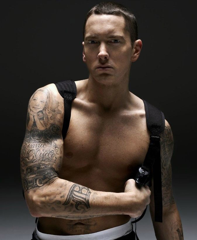 Eminem Hailie and Bonnie & Clyde Tattoo