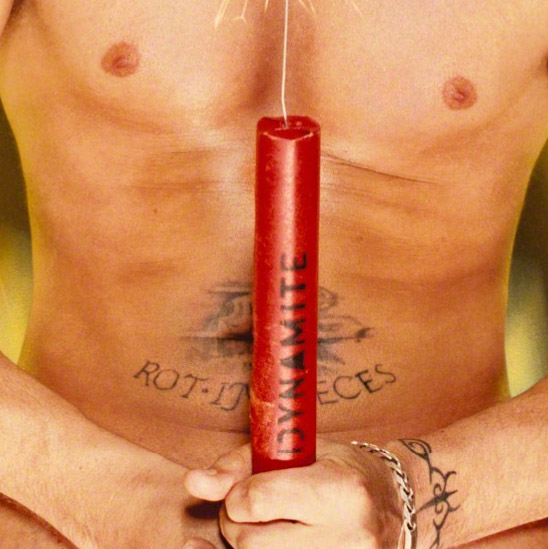 Eminem Stomach/Belly Tattoo "Rot In Pieces"