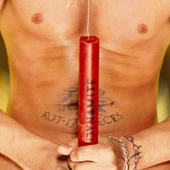 Eminem Stomach/Belly Tattoo "Rot In Pieces"