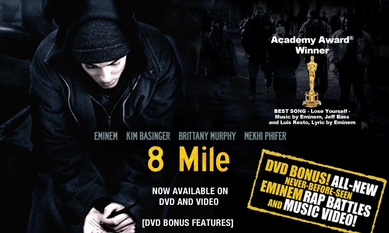 Eminem 8 Mile DVD