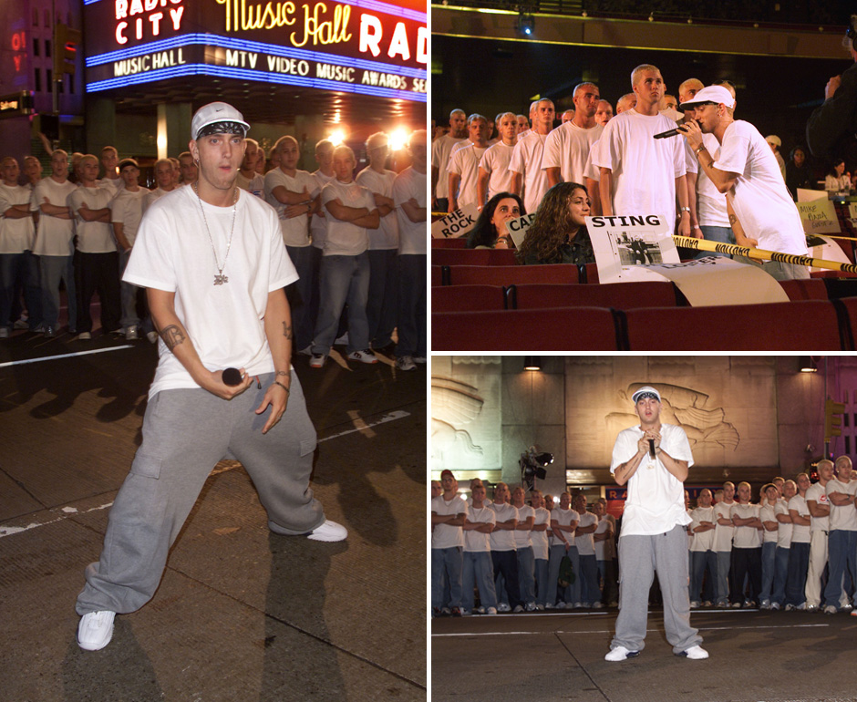 Eminem Slim Shady clones 2000 MTV VMA