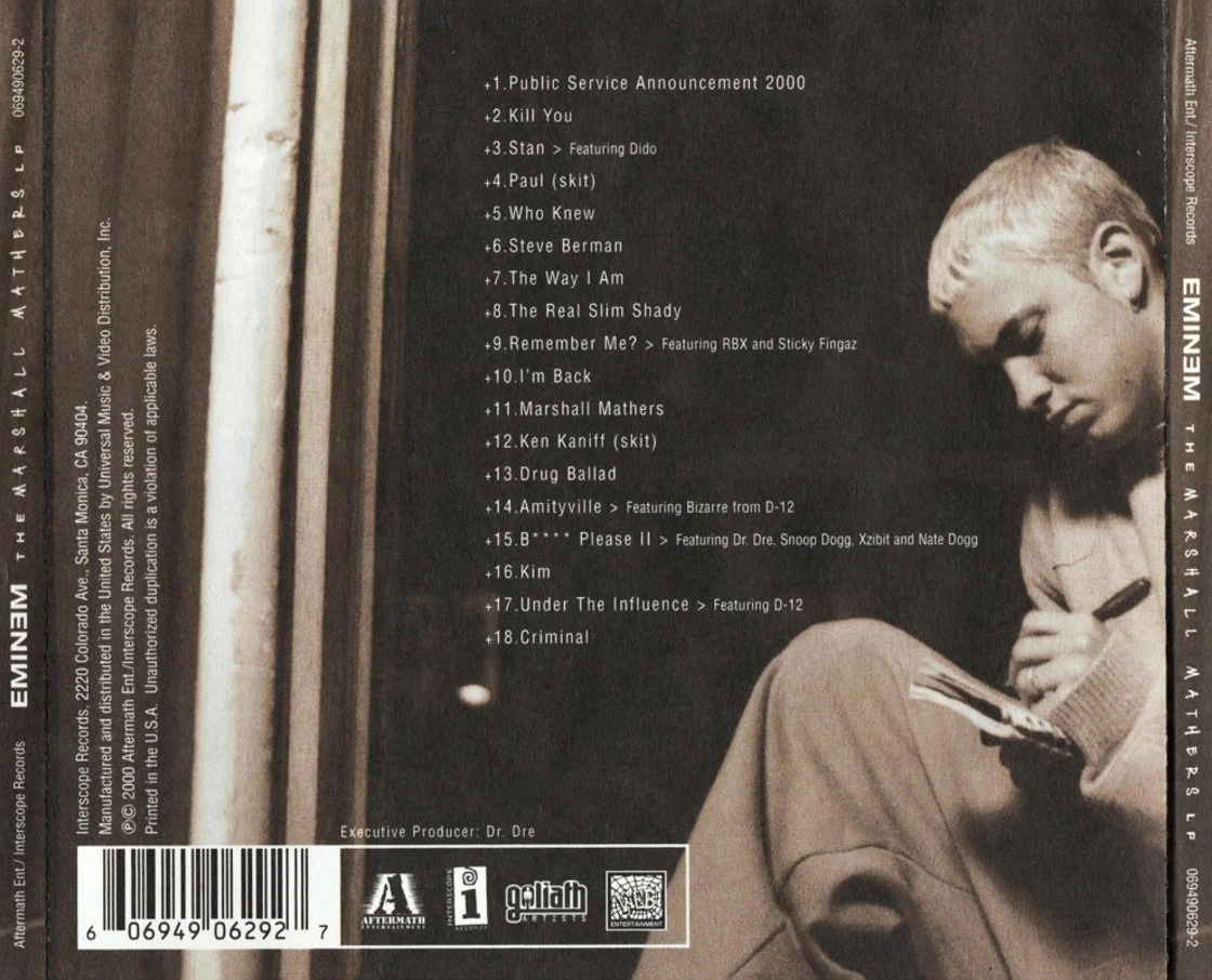 The Marshall Mathers LP (CD) (explicit)