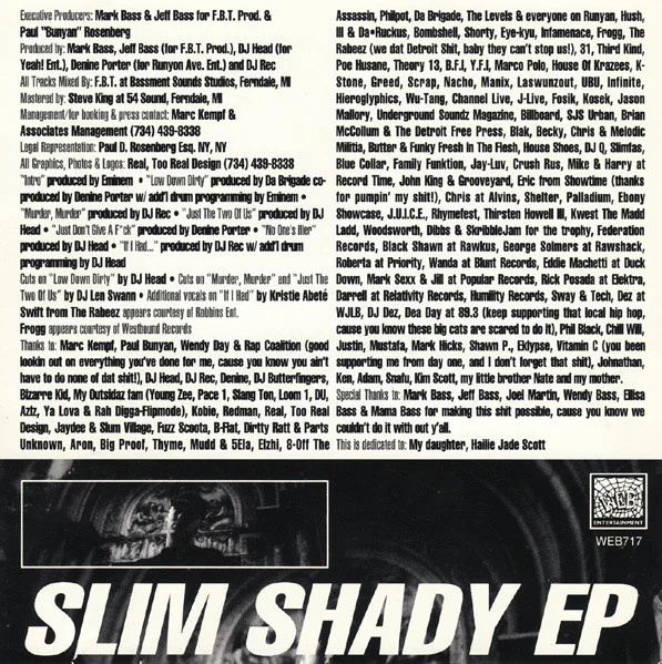 洋楽 Eminem Slim Shady EP Eminem - Slim Shady EP (Full Album) [1997] - YouTube