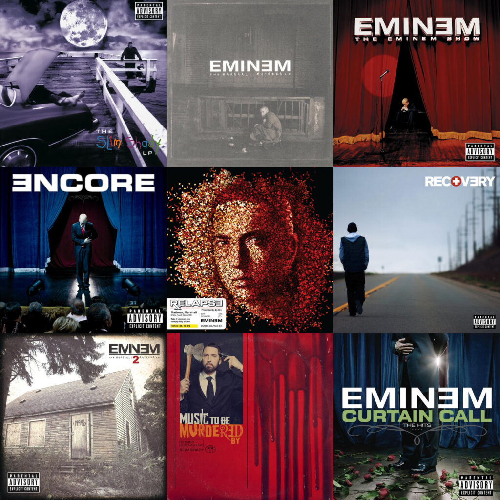All Eminem albums HQ