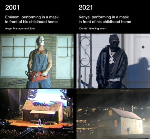 Eminem's influence on Kanye West