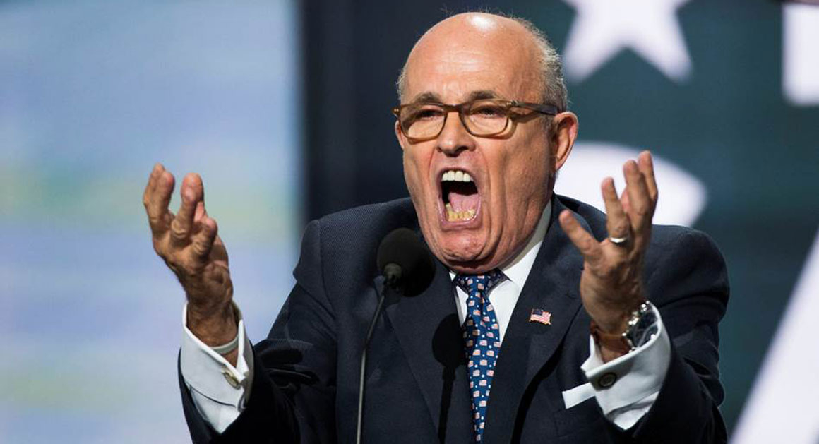 Rudy Giuliani attacks Eminem for kneeling during Super Bowl half time show