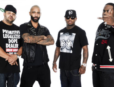 Slaughterhouse members Royce da 5 9, Joe Budden, Joell Ortiz, Kxng Crooked